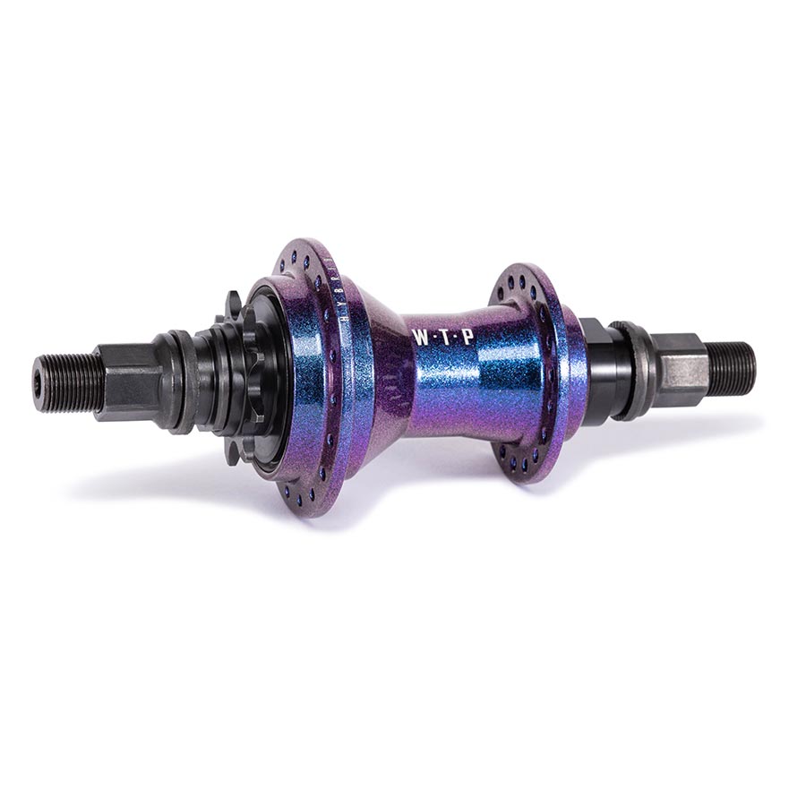 We The People Hybrid Hub Rear Left side drive 36H 110mm Freecoaster Purple