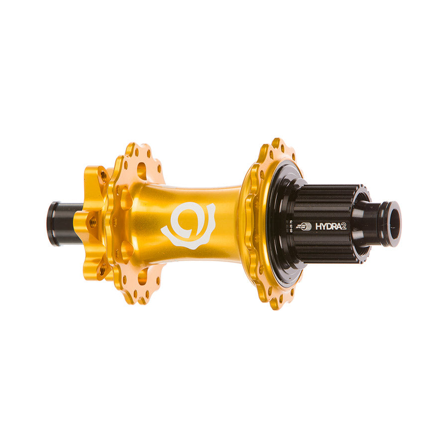 Industry Nine Hydra 2 Boost MicroSpline Disc Hub Rear 28H 12mm TA 148mm Shimano Micro Spline Gold