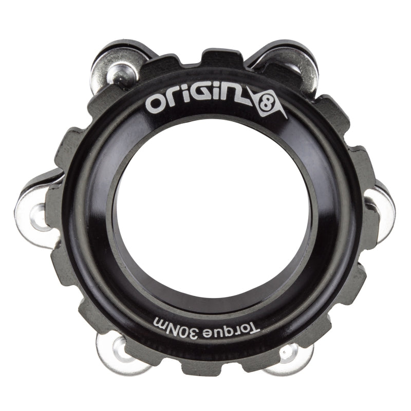 Origin8 Thru-Axle CenterLock Disc Adapter Black