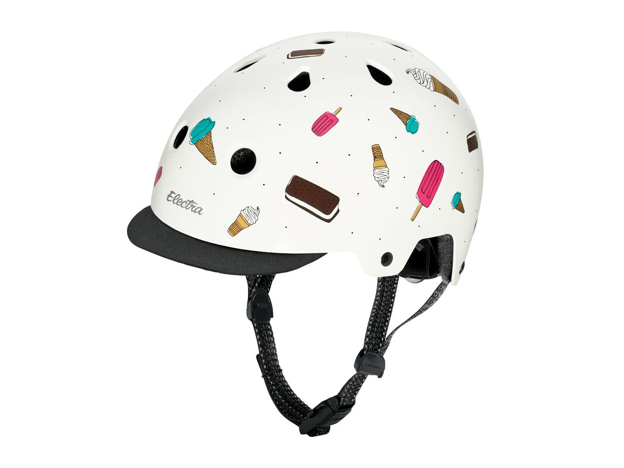 Electra Lifestyle Lux Soft Serve Medium White CPSC Helmet
