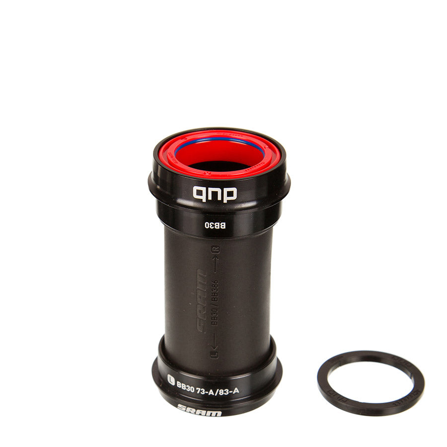 SRAM DUB BB30 73 Road Ceramic Press Fit BB BB30 Spindle: 28.99mm Width: 73mm Diameter: 42mm