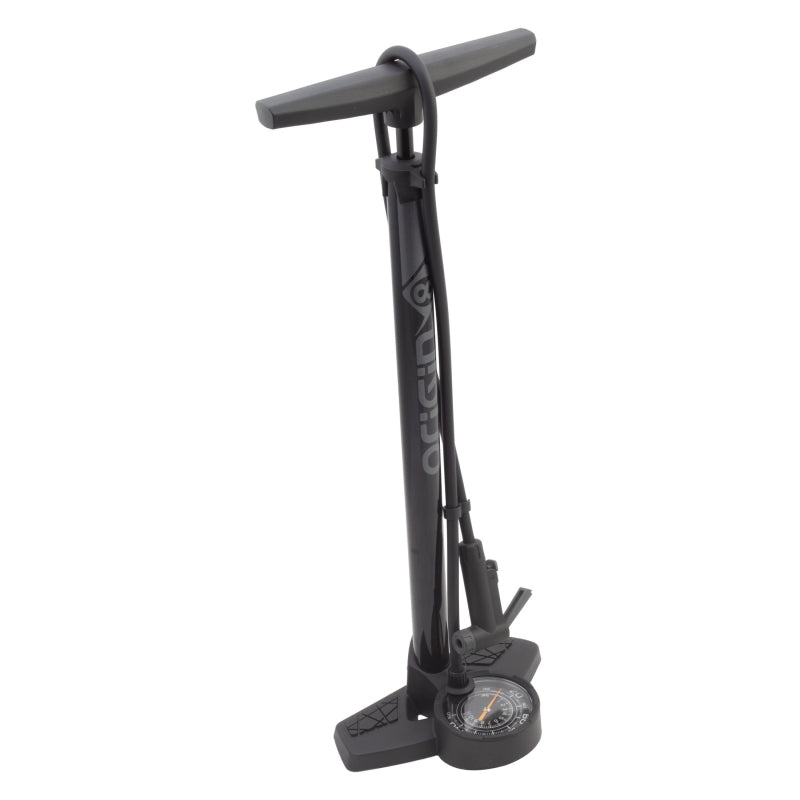 Origin8 Airaid MAXI Floor Pump 3` Analog PV/SV 160psi 23` Steel Black