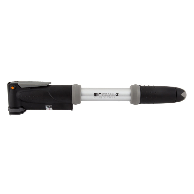 Topeak Mini Dual G Pump W/Gauge Silver