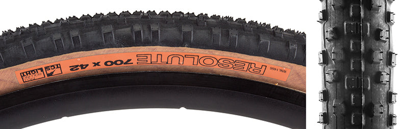 WTB Resolute Road Tire 700x42C Folding Tubeless Ready DNA Tanwall