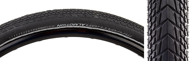 Schwalbe Marathon Almotion Tire 29''x2.15 Folding Tubeless Ready Addix MicroSkin RaceGuard 67TPI Black