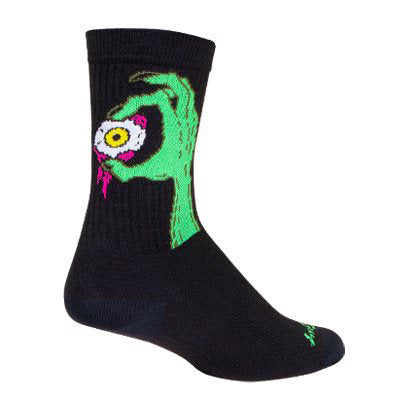 Sockguy Stink Eye Crew 6" Socks 9-13 Black
