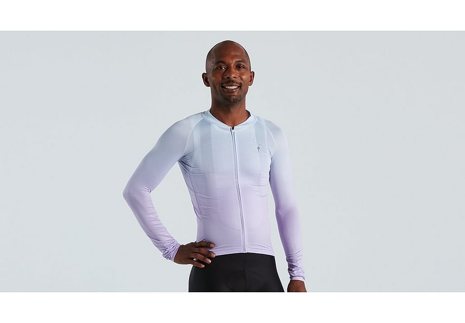 Specialized Sl Air Fade Jersey Ls Men Uv Lilac Xs