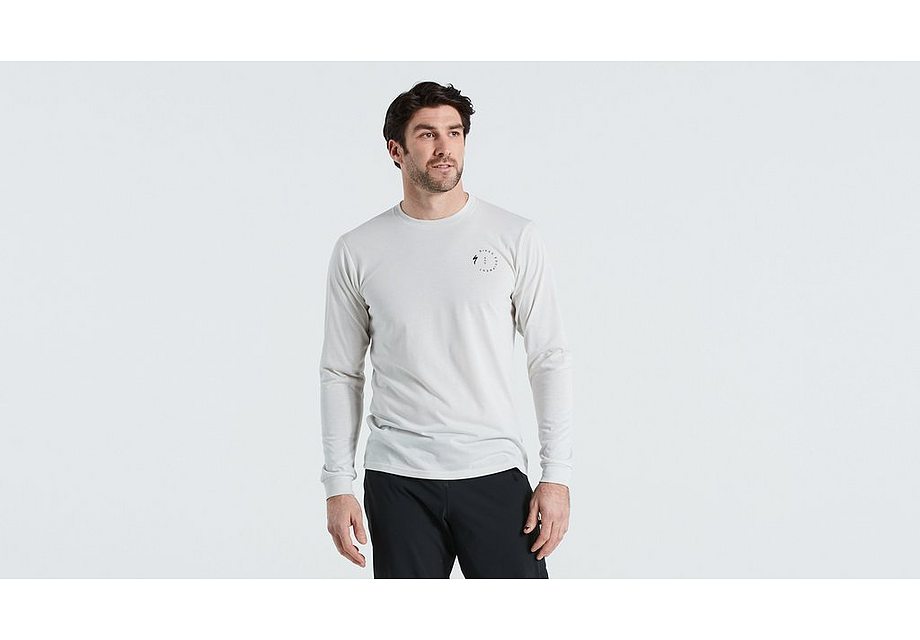 Specialized Stoke Tee Ls Dove Grey Xxs