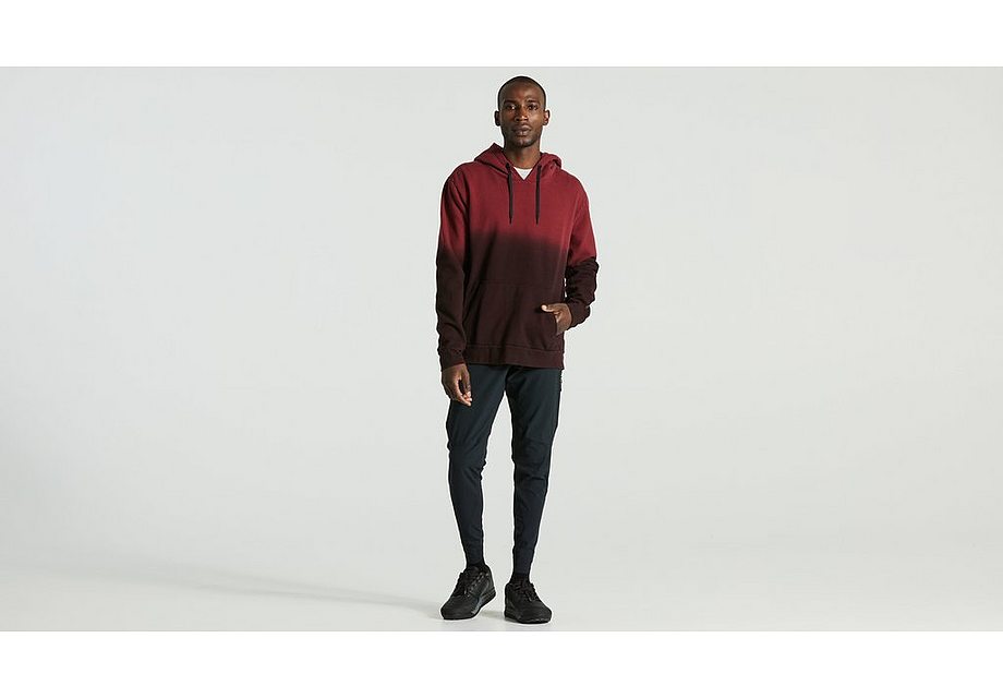 Specialized Legacy Spray Pull-Over Hoodie Men Maroon Xs
