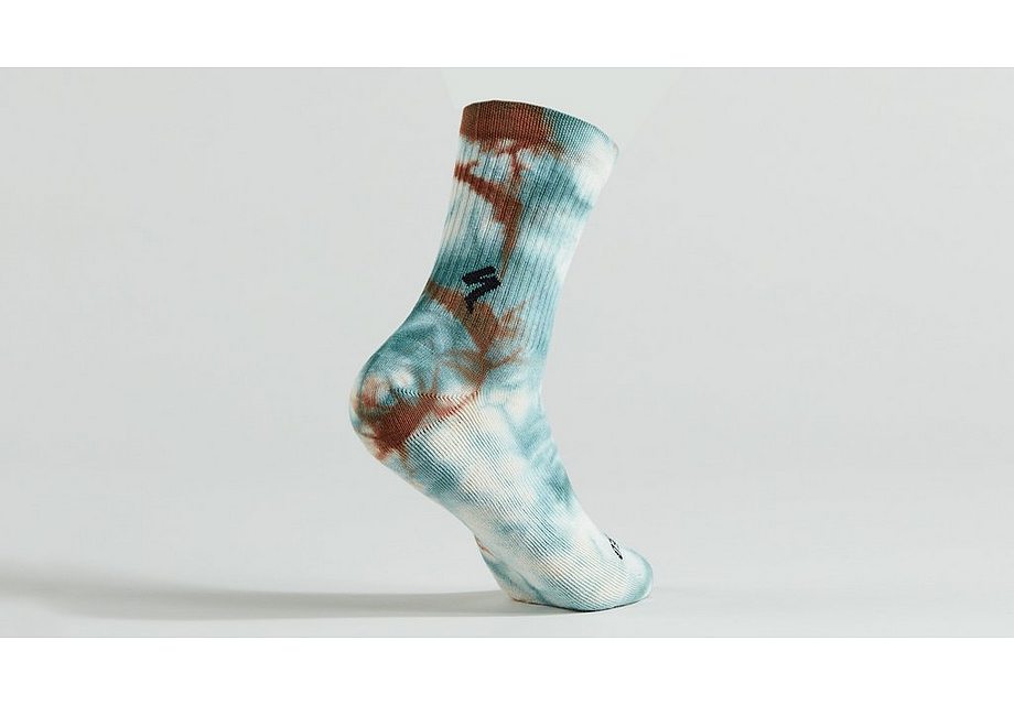 Specialized Cotton Tall Sock White Mountains Garment Wash Xl