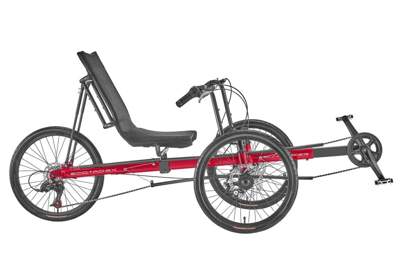 Sun seeker Eco-Tad SX Tadpole Unisex 30-52` X-Seam Bright Red/Gloss Black 20` Black 7 Speed Disc Brake