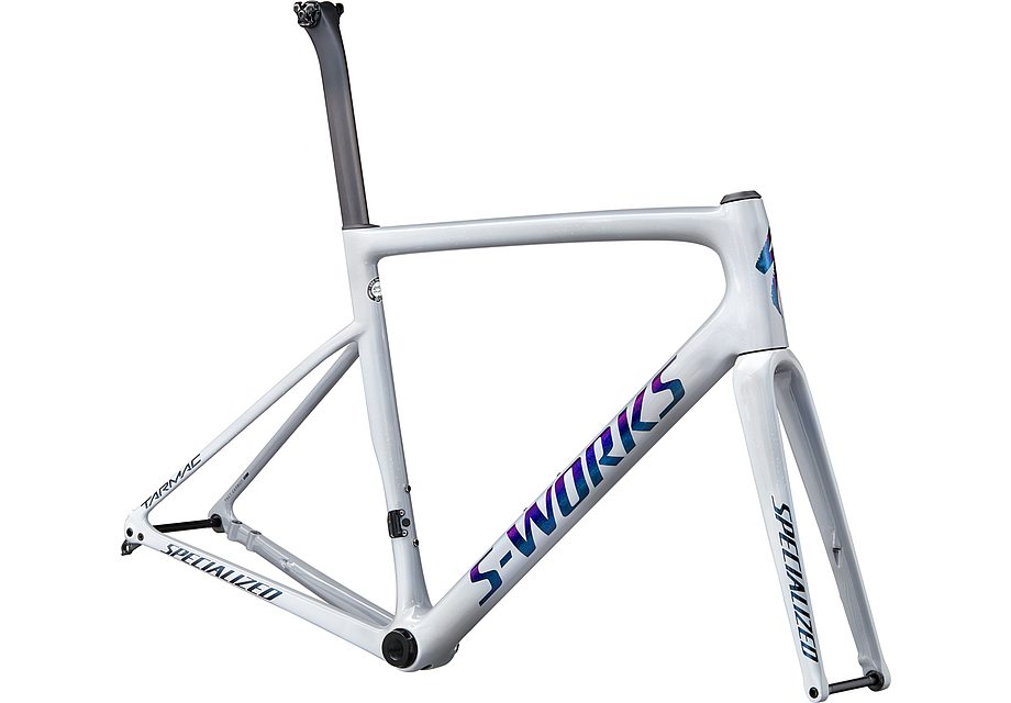 Specialized Tarmac Sl6 S-Works Disc Frmset Gloss Cool Grey/Dove Grey/Diamond Dust/Murano Pearl 49