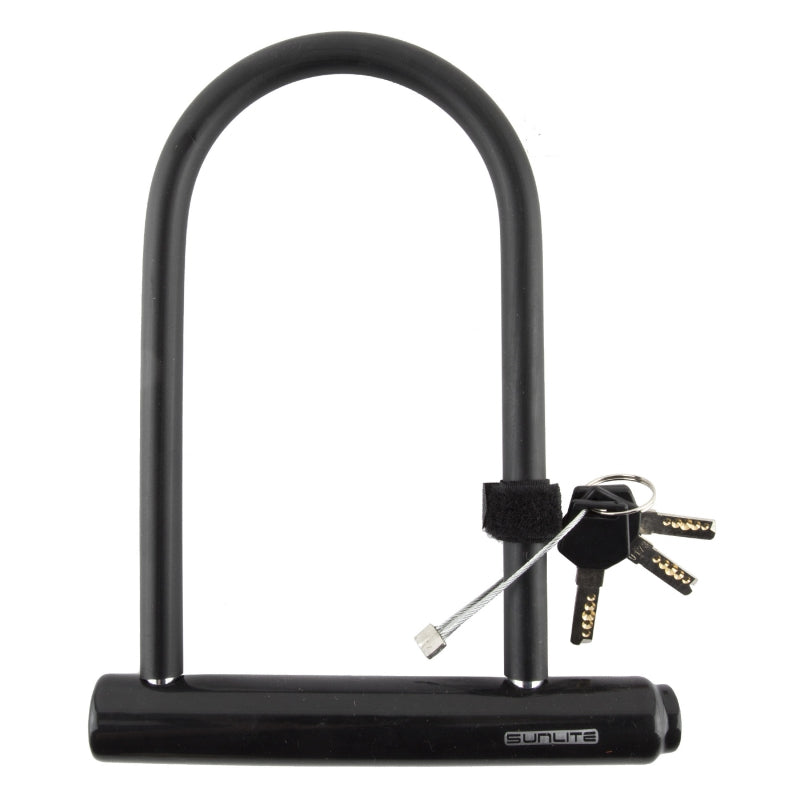 Sunlite Standard U-Lock Bulk 4x7.75`/10.16x19.68cm Blk