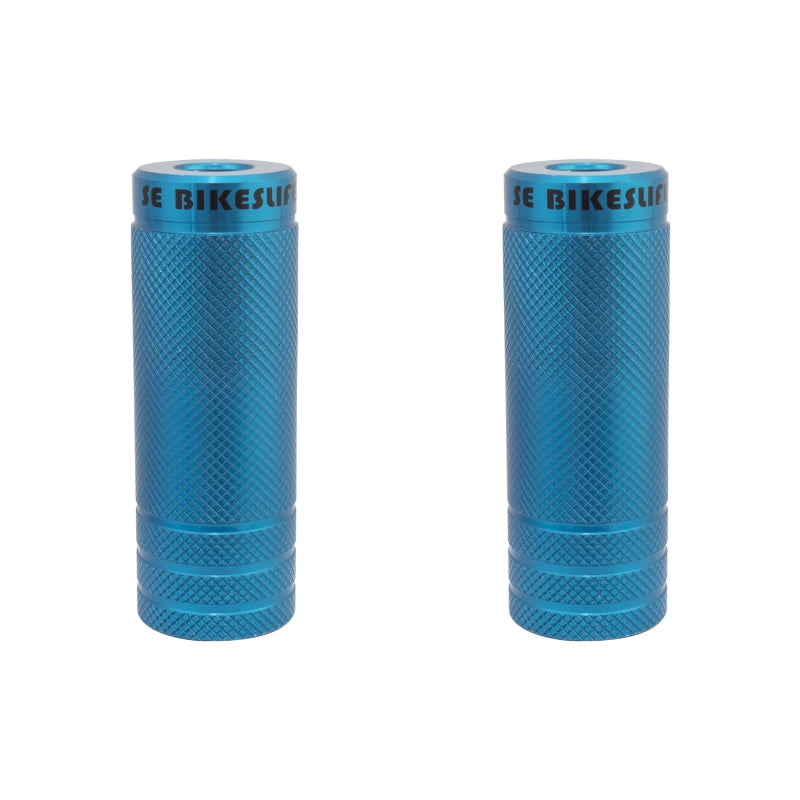 Se bikes Wheelie Pegs 14mm - 3/8` Blue 35mm Steel 98mm