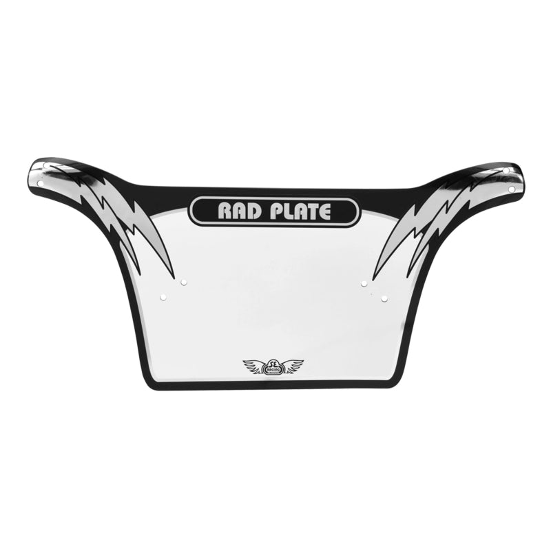 Se bikes Rad Number Plate Black/Silver 10`x19.75`
