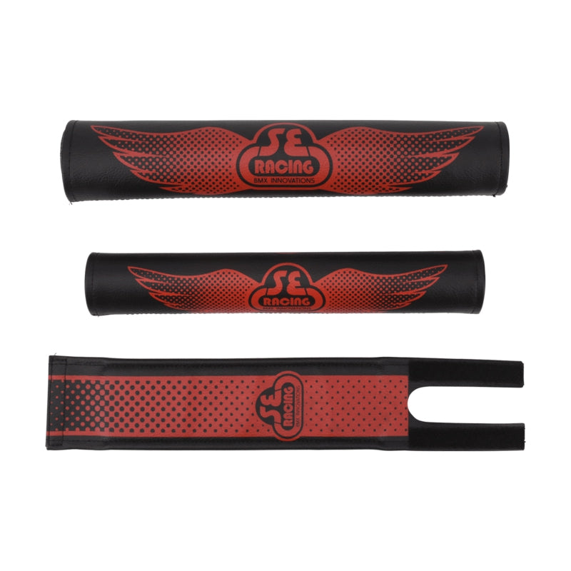 Se bikes Wing Pad Set Black/Red Wing Fade