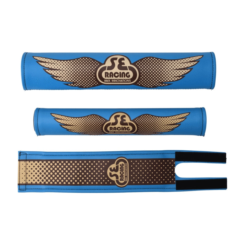 Se bikes Wing Pad Set Blue/Brown Wing Fade