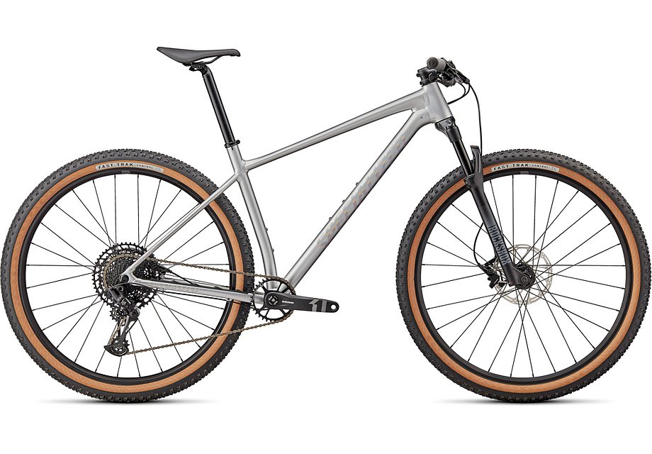 2024 Specialized Chisel Ht Comp Bike Satin Light Silver / Gloss Spectraflair Xs