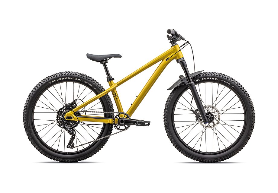 2026 Specialized P.2 Trail Bike Satin Metallic Sulphur / Oak Green 24"