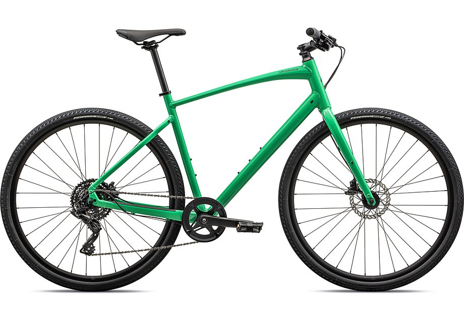 2024 Specialized Sirrus X 2.0 Bike Gloss Electric Green / Satin Reflective Smoke S