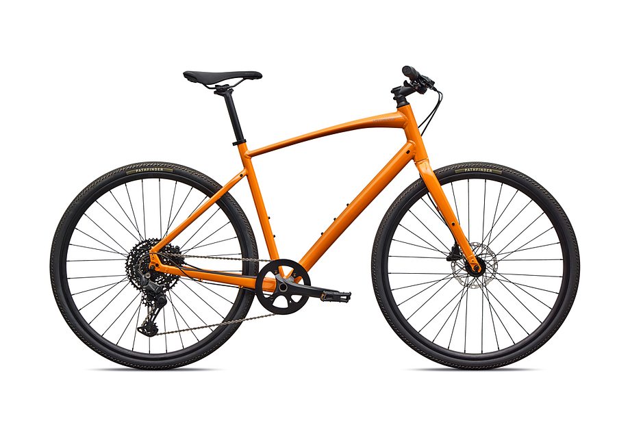 2026 Specialized Sirrus X 3.0 Km Bike Gloss 50% Cqv Reflex Fine Viloet Ghost Pearl Over Orange Zest / Desert Metallic Frost Reflective Xxs