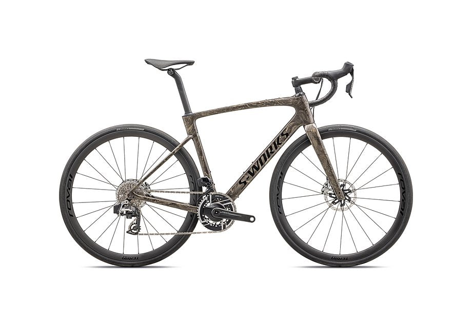 2026 Specialized Roubaix S-Works Etap Bike Gloss Taupe / Gunmetal Strata / Charcoal 49
