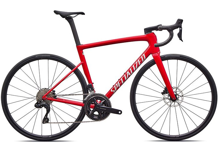 2026 Specialized Tarmac Sl8 Comp Di2 Bike Gloss Red Tint Over Silver Dust / Silver Dust 44