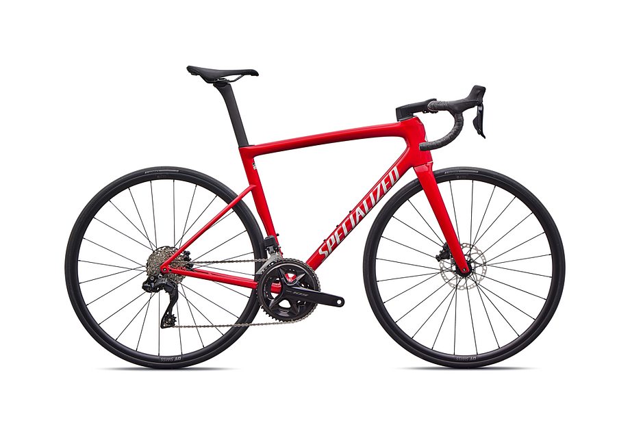 2026 Specialized Tarmac Sl8 Comp Di2 Bike Gloss Red Tint Over Silver Dust / Silver Dust 44