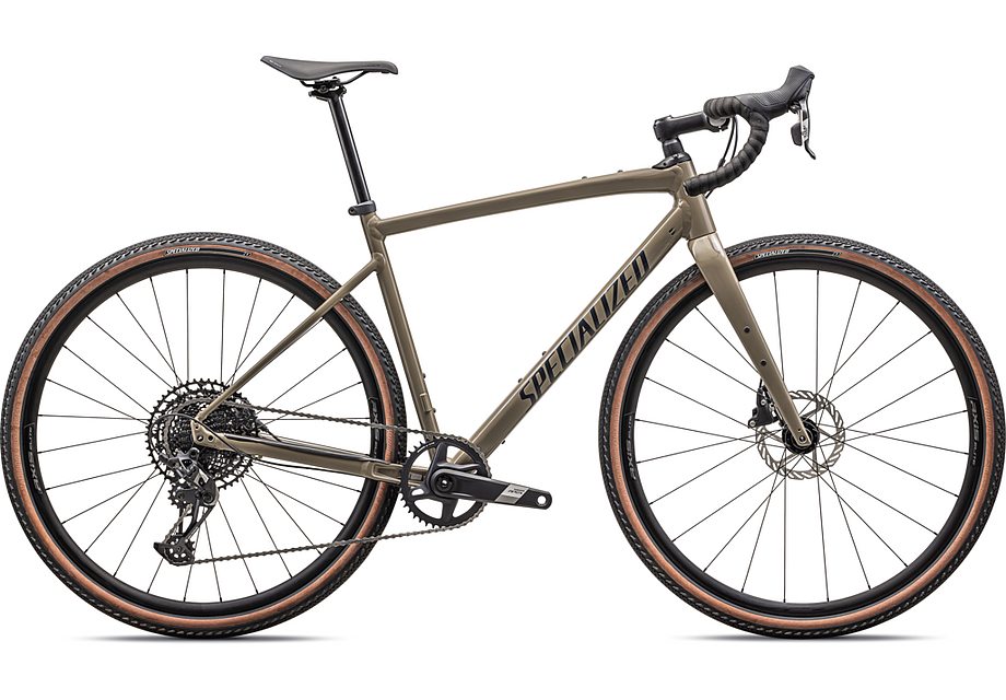 2025 Specialized Diverge E5 Comp Bike Gloss Taupe / Slate 54