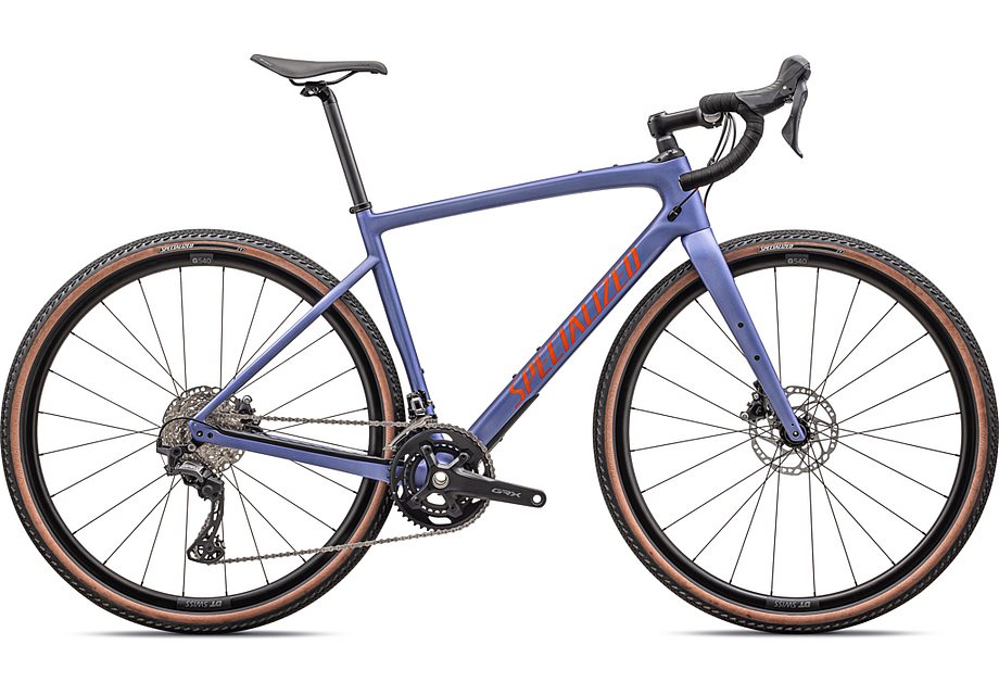 2024 Specialized Diverge Sport Carbon Bike Satin Purple Indigo Tint / Purple Indigo / Amber Glow 61
