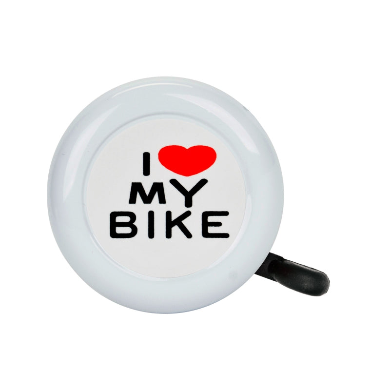 Sunlite I Love My Bike Bell Lever White