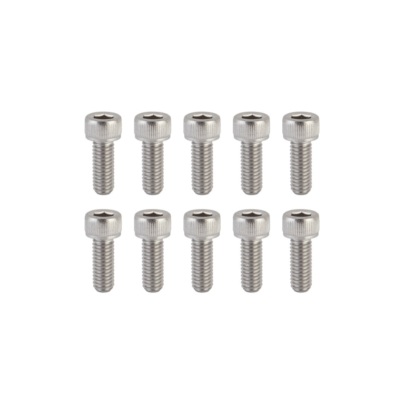 Sunlite Stainless Steel Socket Cap Bolts M6 x 16 M6x1mm TP Bag of 10