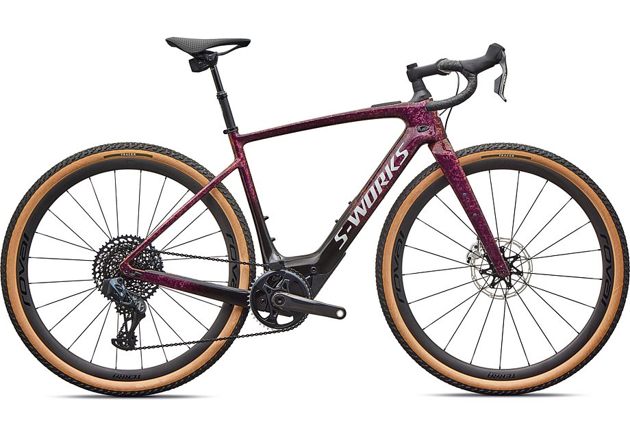 2026 Specialized Creo Sl S-Works Carbon Bike Gloss Bordeaux Metallic/Fade/Pearl Dry Impasto/Silver Dust 49