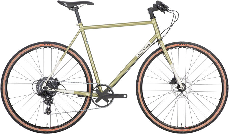 All-City Super Professional Apex 1 Bike - 700c Steel Flash Basil 55cm