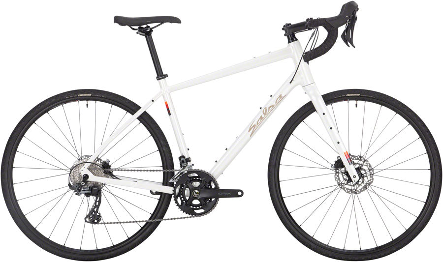 Salsa Journeyer GRX 600 700 Bike - 700c Aluminum White 49cm