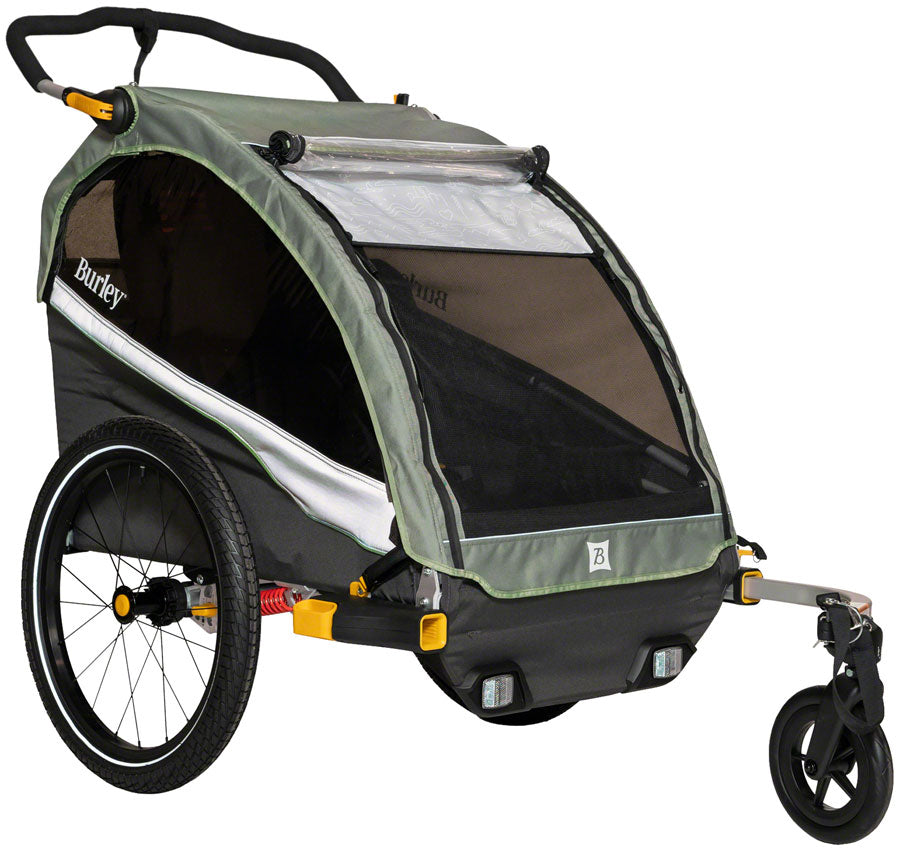 Burley D'Lite X Child Trailer - Double Sage Green