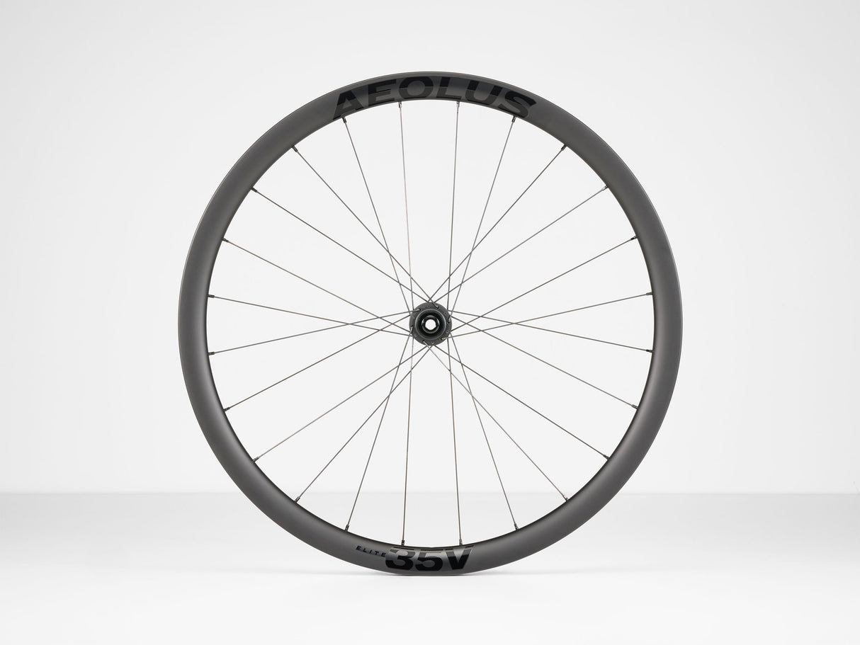 Wheel Front Bontrager Aeolus Elite 35V Disc TLR 12T Black