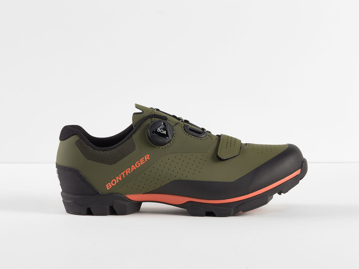Bontrager Foray Mountain 38 Olive Grey/Radioactive OG Shoe