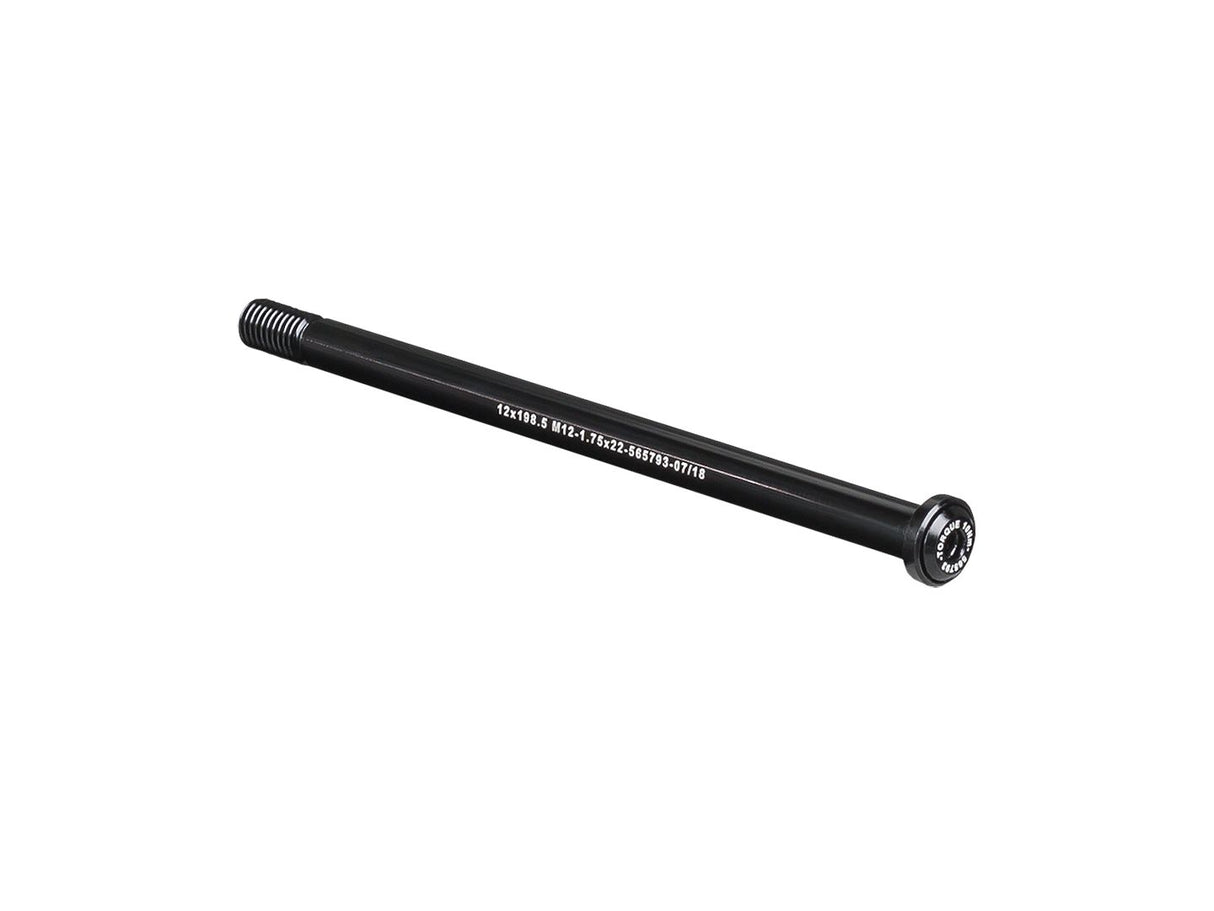 Skewer Bontrager Thru 12 x 198mm Axle Length Black Rear