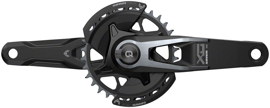 SRAM X0 Eagle T-Type AXS Power Meter Wide Crankset - 170mm 12-Speed 32t Chainring Direct Mount 2-Guards PM DUB Spindle BLK