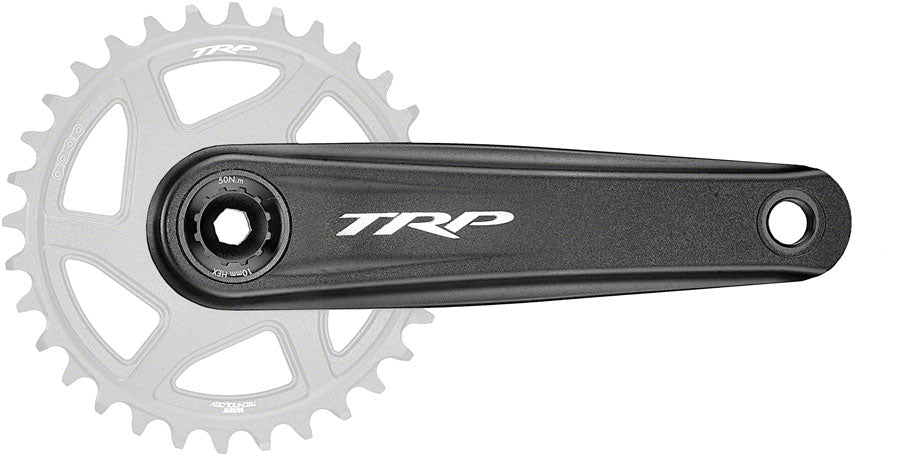 TRP CK-8050 Crankset - 170mm 12-Speed For 68/73mm Frame BB DM CINCH Chainring Interface 30mm Spindle Sandblasted BLK