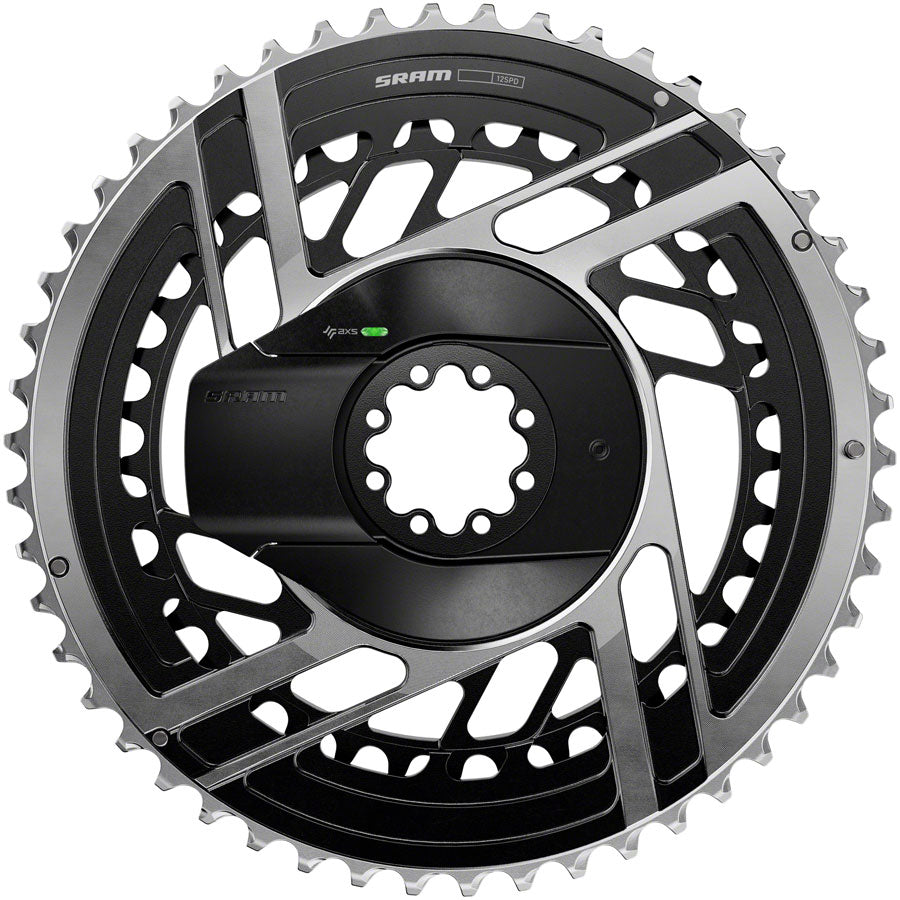 SRAM RED AXS 2x Power Meter Chainring Kit - 48/35t 2x12-Speed 8-Bolt Direct Mount BLK/Silver E1