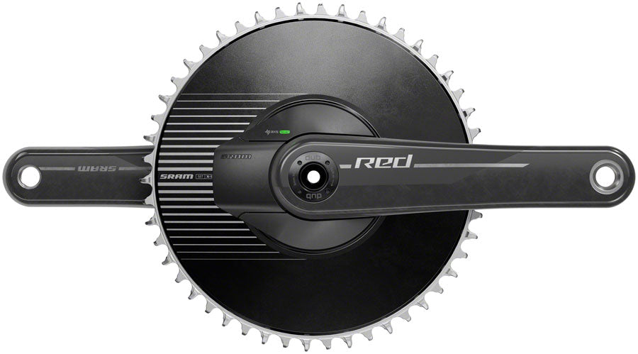 SRAM RED 1 AXS Power Meter Crankset - 170mm 12-Speed 50t Aero Chainring 8-Bolt Direct Mount DUB Spindle Interface Natural Carbon E1