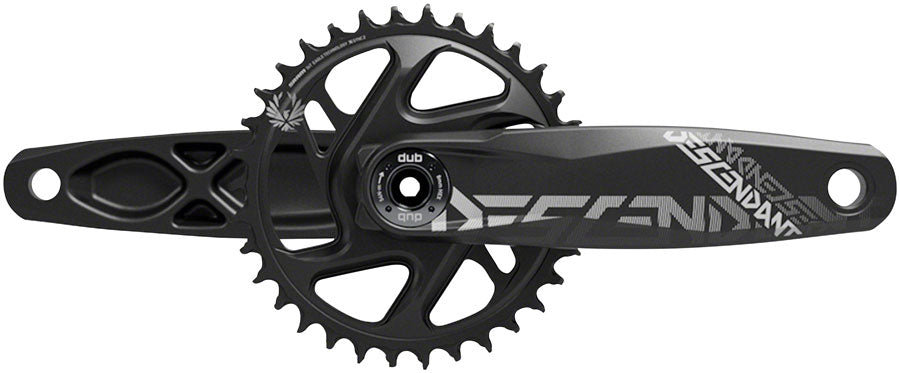 TruVativ Descendant All Downhill Crankset - 165mm 10/11-Speed 34t Direct Mount DUB Spindle Interface BLK B1