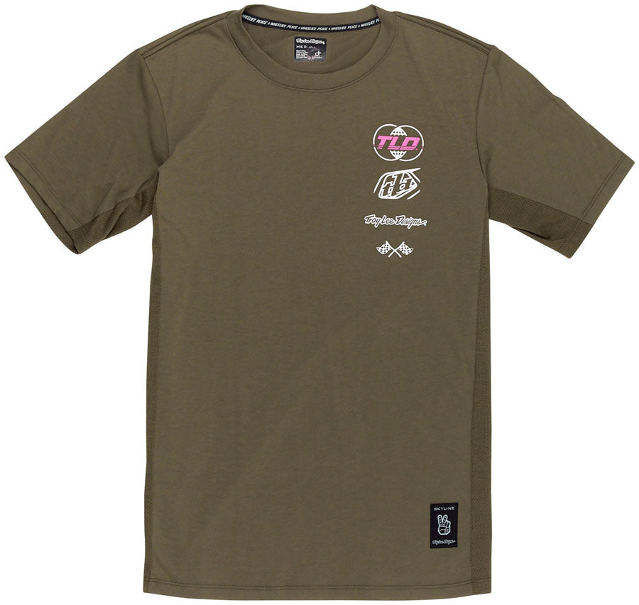 Troy Lee Designs Skyline Short Sleeve Ride Tee – Worldwide Caper 2X-Large