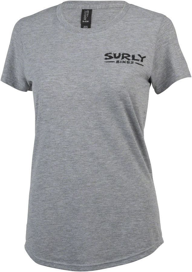Surly The Ultimate Frisbee Women's T-Shirt - Gray Medium