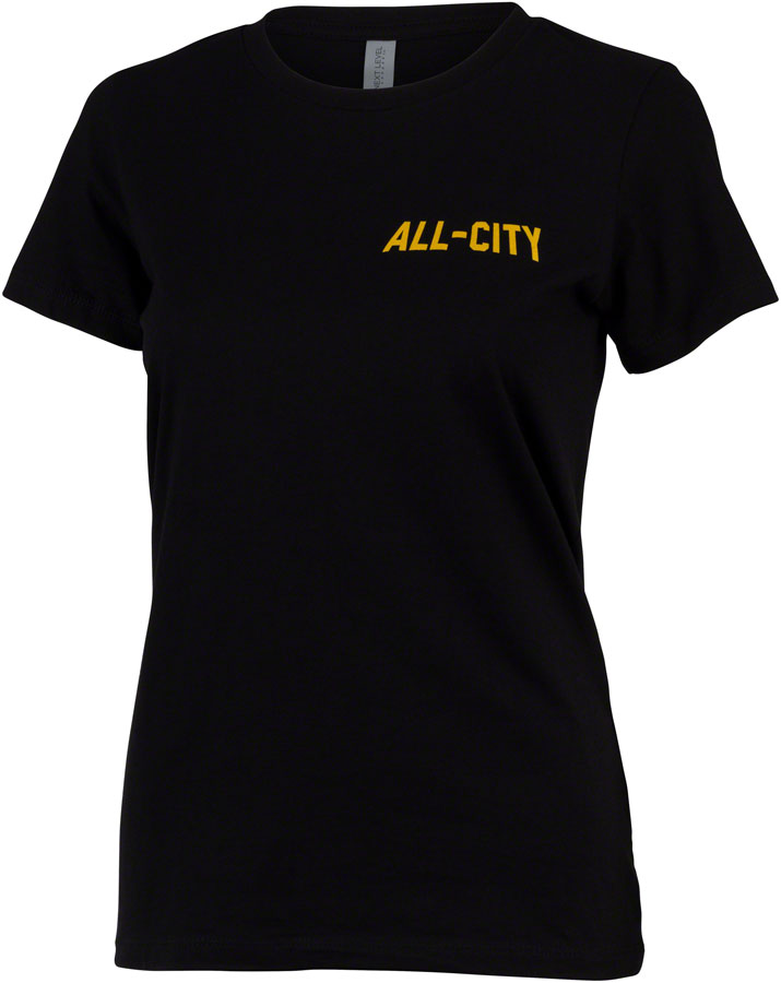 All-City Club Tropic Women's T-Shirt - Black Small