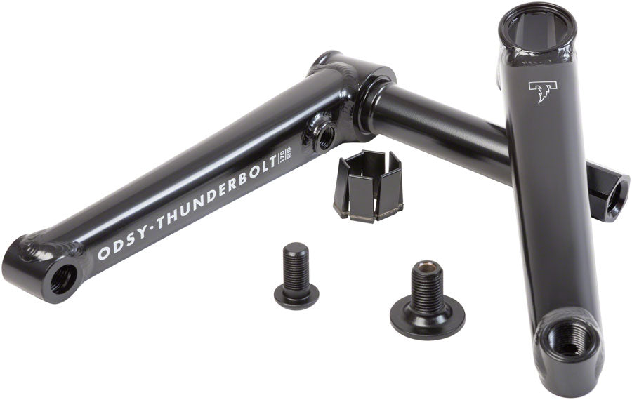 Odyssey Thunderbolt Crankset - 165mm Right Hand Drive Rust Proof Black
