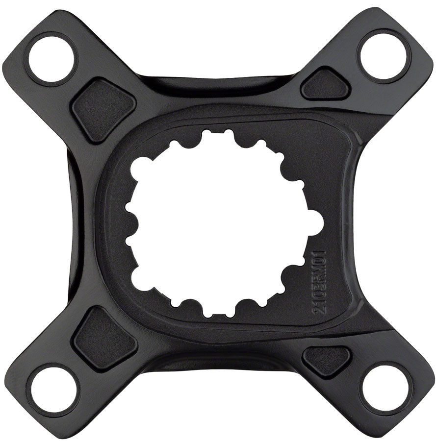 Promax Direct Mount Crank Spider - 104 BCD 4-Bolt SRAM 3-Bolt Mount Style For Use w/Promax CK-1 Carbon Cranks Only BLK