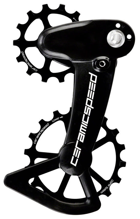 CeramicSpeed OSPW X Pulley Wheel System Shimano XT/XTR 1x12 - Alloy Pulley Carbon Cage BLK